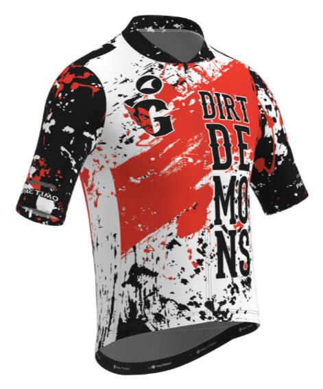 Dirt Demons Race Jersey - Back Dirt Demons official race jersey back
